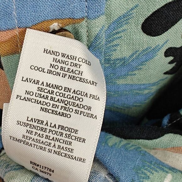 Rails Carson Hawaiian Shirt Mens Size 2X Camo Tropical Aloha Short Sleeves NWT - Picture 11 of 11